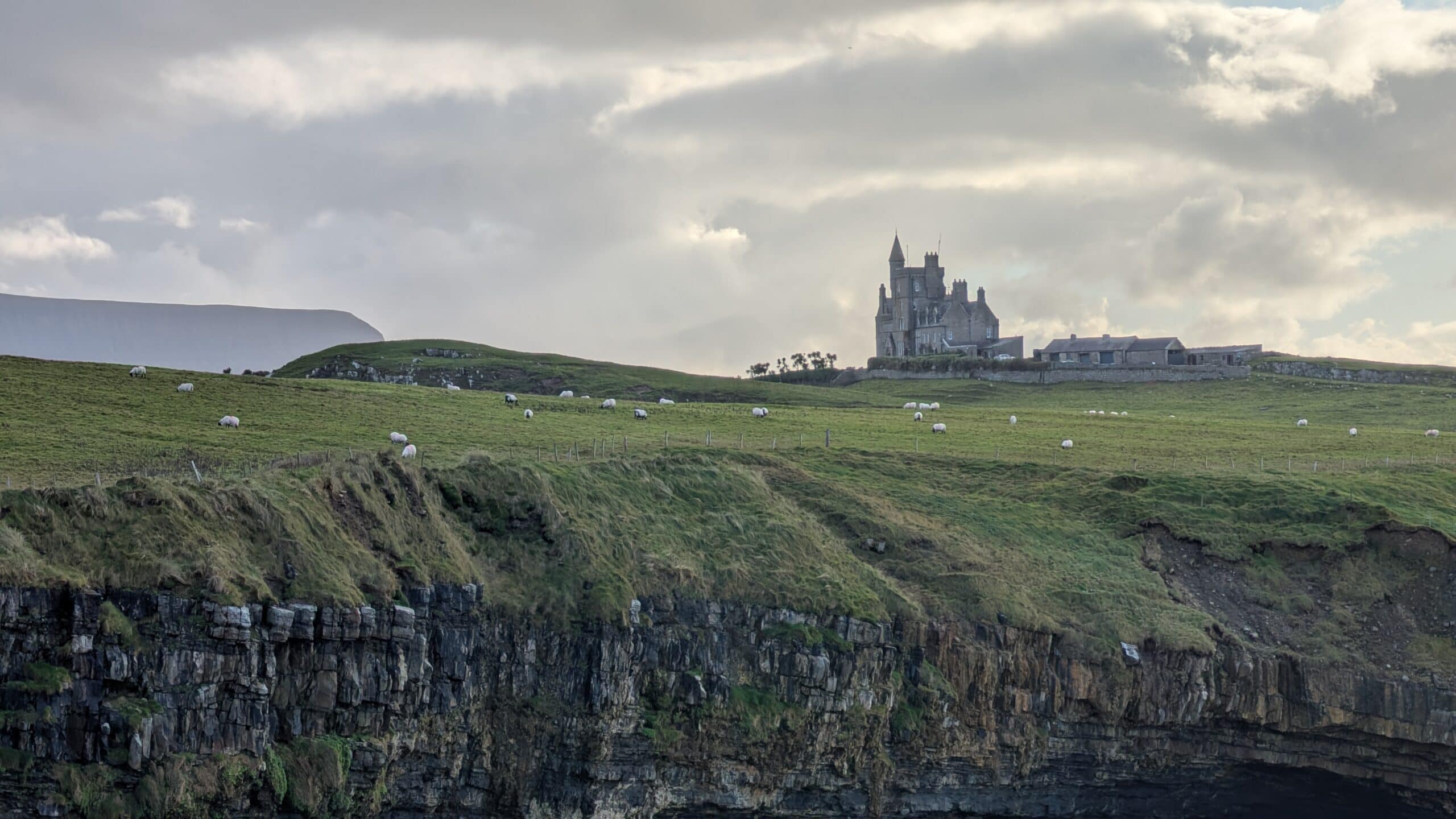 Castle Classiebawn on the west Irish coast.
